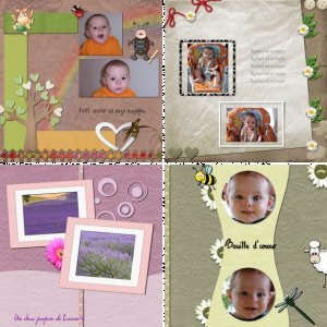 Pages de digiscrap