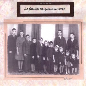 La famille St-Gelais vers 1945 (page de gauche)