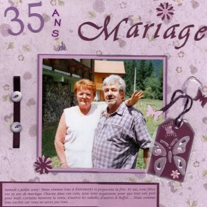 35 ans de mariage