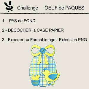 SIX - CHALLENGE  -  OEUF de PAQUES