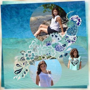 Template pack 28 de Desclics, kit aquarium de Kastagnette, rak photo Caroli