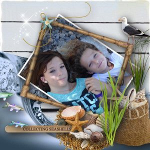Kit SEA LIFE de Leaugoscrap, rak photo Caroline