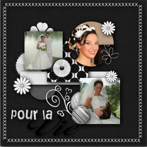 kit LeaUgoScrap SIMPLY BW- template Bijou7 - photos Desclics
