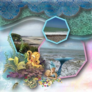 Page faite avec le template pack 29-3 de Desclics- kit "aquarium"