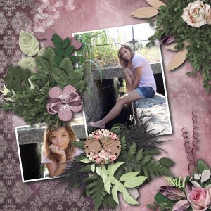kit "romantic shabby" de Desclics, rak photo Caroline