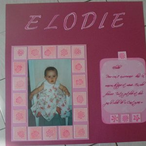 Elodie a 1 an