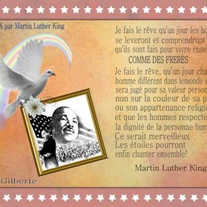 La PAIX par Martin Luther King.