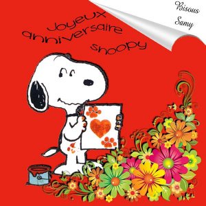 anniversaire snoopy