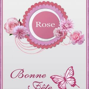 UNE PENSEE AUX ROSE - ROSA-ROSIE-ROSELINE - - -