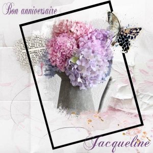 Joyeux anniversaire Jacqueline...