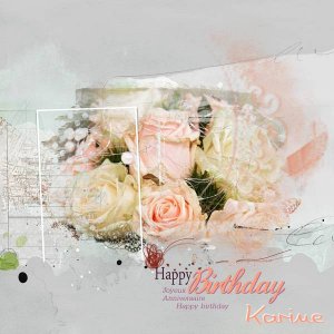 Joyeux anniversaire Karine...