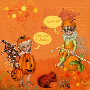 Défi Gilberte - Orange