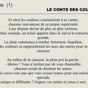 1-LE CONTE DES COULEURS - EPILOGUE (1 et SUITE)