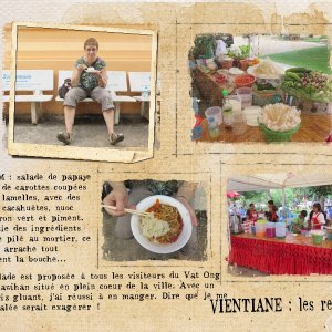 13 - Les repas à Vientiane - Laos