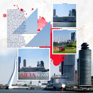 le port de Rotterdam AIDA PRIMA