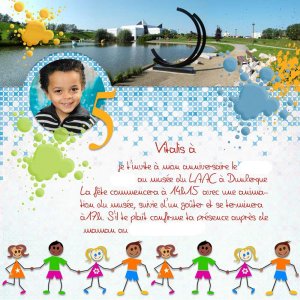 Invitation de Vitalis à ses camarades pour fêter son anniversaire