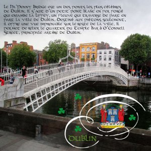 un pont célèbre de Dublin