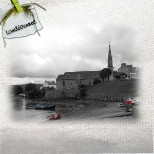 Landévennec près de Crozon dans le Finistère