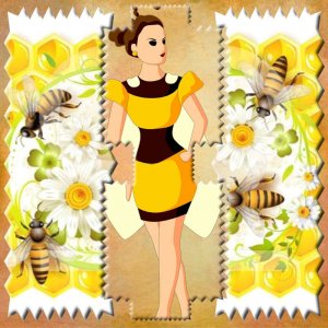 dame abeille