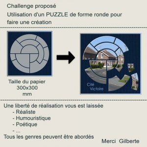 1-CHALLENGE UTILISATION D'UN PUZZLE DE FORME RONDE