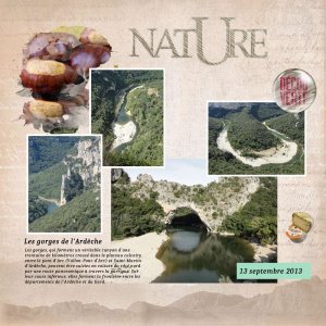 Scraptober 2018 - 23 Nature