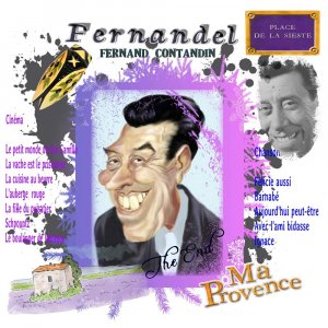 caricature Fernandel