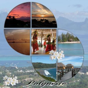 Vue sur la Polynésie