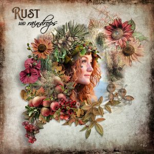 "Rust and Raindrops" de Rosie's Designs