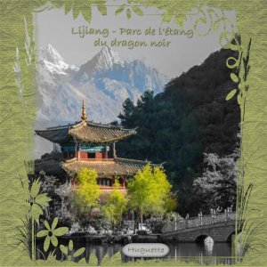 Lijiang Parc de l'étang du dragon noir  Huguette