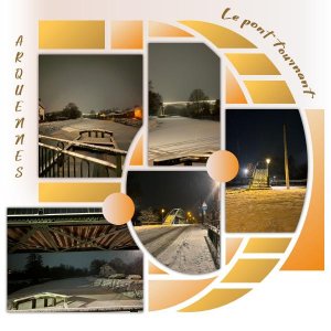 ARQUENNES- Le pont  tournant