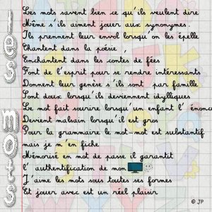 les mots