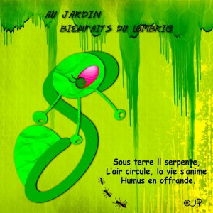 au jardin le lombric...
