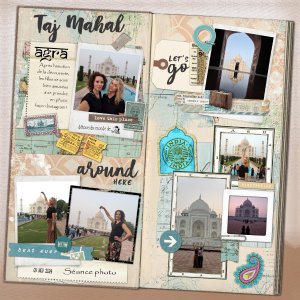 Carnet voyage Taj Mahal