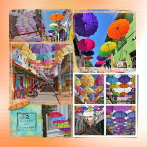 Scraptober #2 Parapluie
