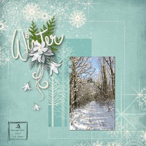 Scraptober #14 Hiver