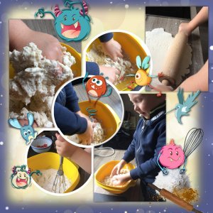 cuisine avec les copains monstres