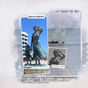 2019 Le Grau du Roi Statue de l'espérance