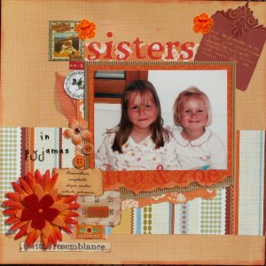 sisters in pyjamas