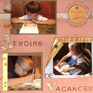 Devoirs de vacances