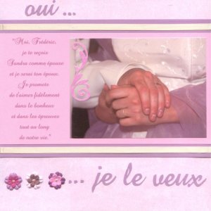 Album de mariage -4- Oui, je le veux...