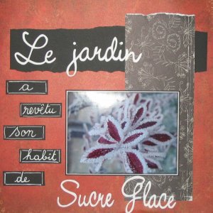 Jardin sucre glace