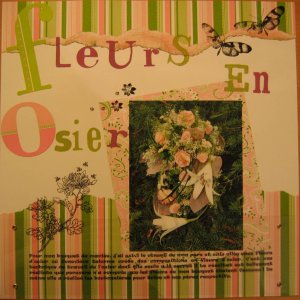 Fleurs en osier