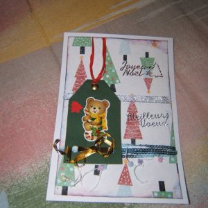 Carte Noel Nounours