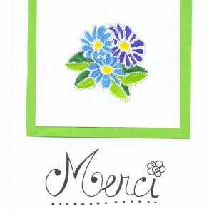 carte piercing fleur