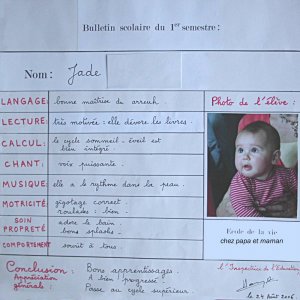 bulletin scolaire