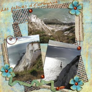 Les falaises d'Eastbourne