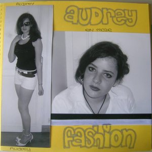 Audrey en mode fashion