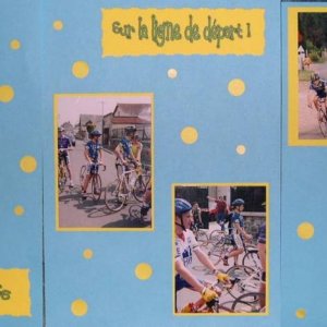 triptyque course vélo