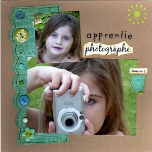 Apprentie photographe
