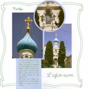 L'église russe de Menton